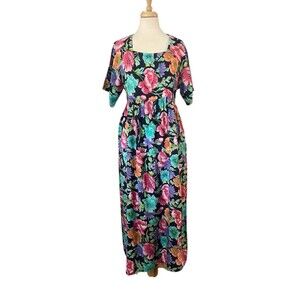 Vintage Diane Von Furstenberg Sz L  The Color Authority Colorful Floral Dress